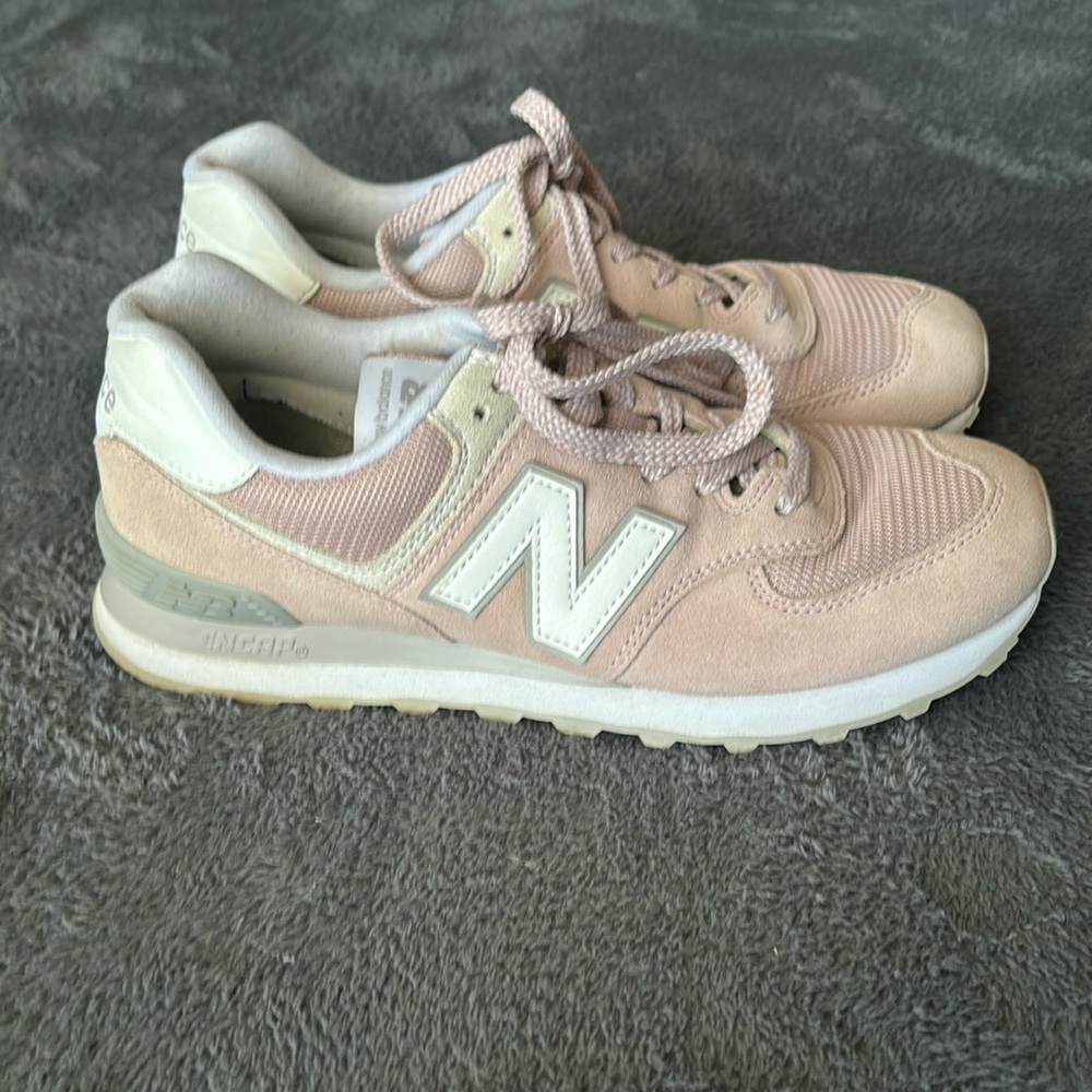 New Balance Pink Classic 574 Sneakers